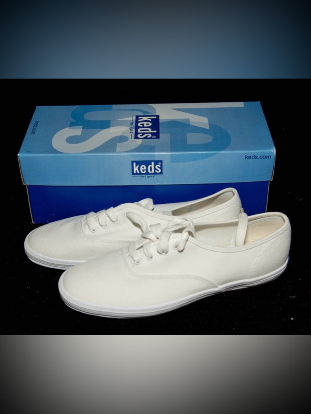 Keds White Women's Lace-Up Sneakers